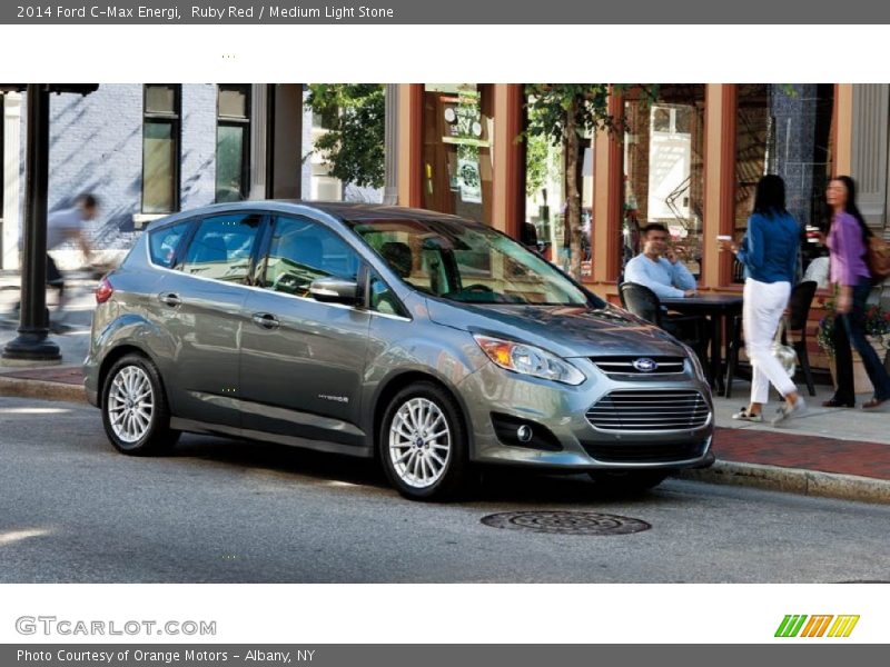 Ruby Red / Medium Light Stone 2014 Ford C-Max Energi