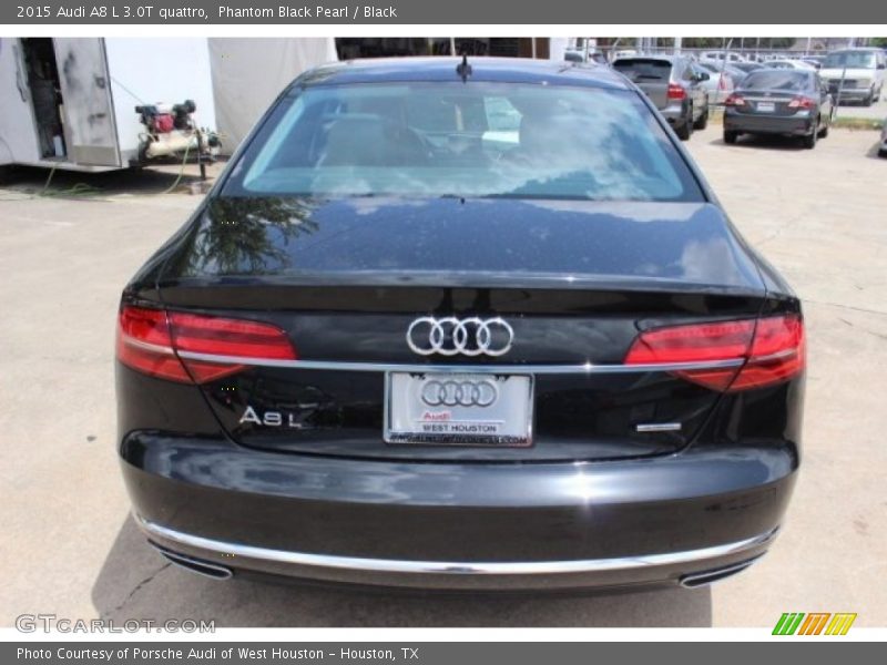 Phantom Black Pearl / Black 2015 Audi A8 L 3.0T quattro