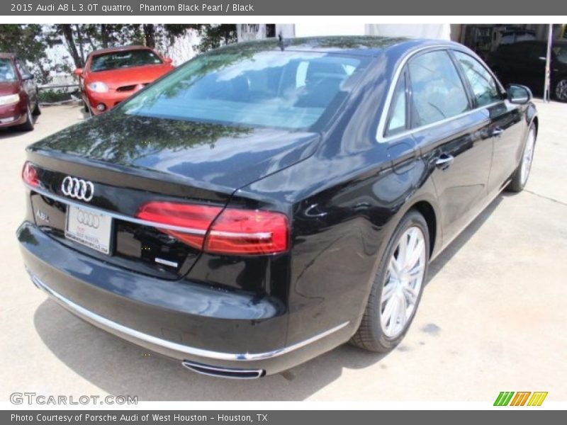 Phantom Black Pearl / Black 2015 Audi A8 L 3.0T quattro
