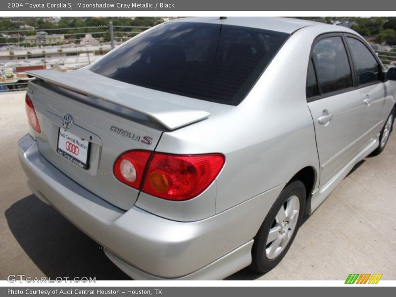 Moonshadow Gray Metallic / Black 2004 Toyota Corolla S