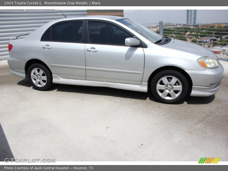 Moonshadow Gray Metallic / Black 2004 Toyota Corolla S