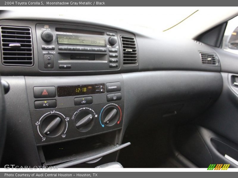 Moonshadow Gray Metallic / Black 2004 Toyota Corolla S