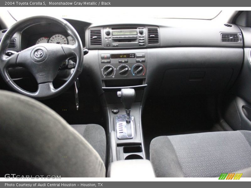 Moonshadow Gray Metallic / Black 2004 Toyota Corolla S