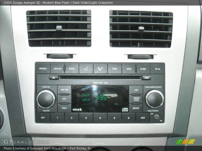 Modern Blue Pearl / Dark Khaki/Light Graystone 2008 Dodge Avenger SE
