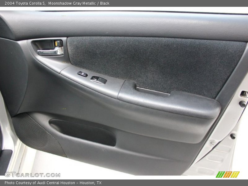 Moonshadow Gray Metallic / Black 2004 Toyota Corolla S