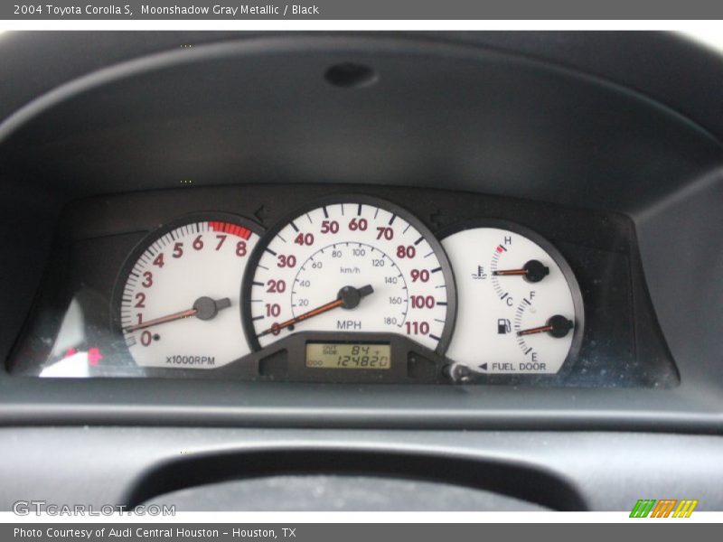 Moonshadow Gray Metallic / Black 2004 Toyota Corolla S