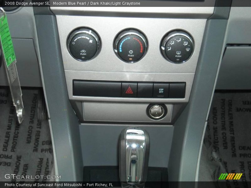 Modern Blue Pearl / Dark Khaki/Light Graystone 2008 Dodge Avenger SE