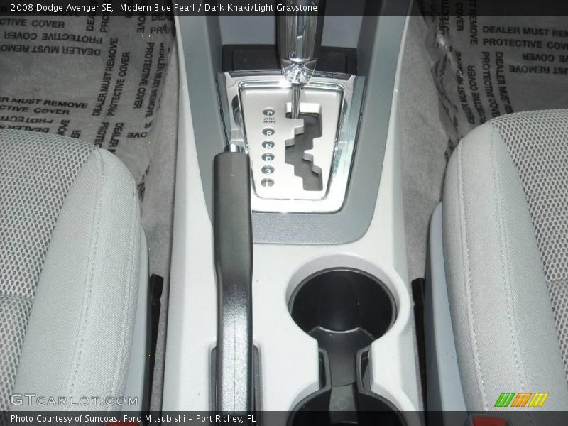 Modern Blue Pearl / Dark Khaki/Light Graystone 2008 Dodge Avenger SE