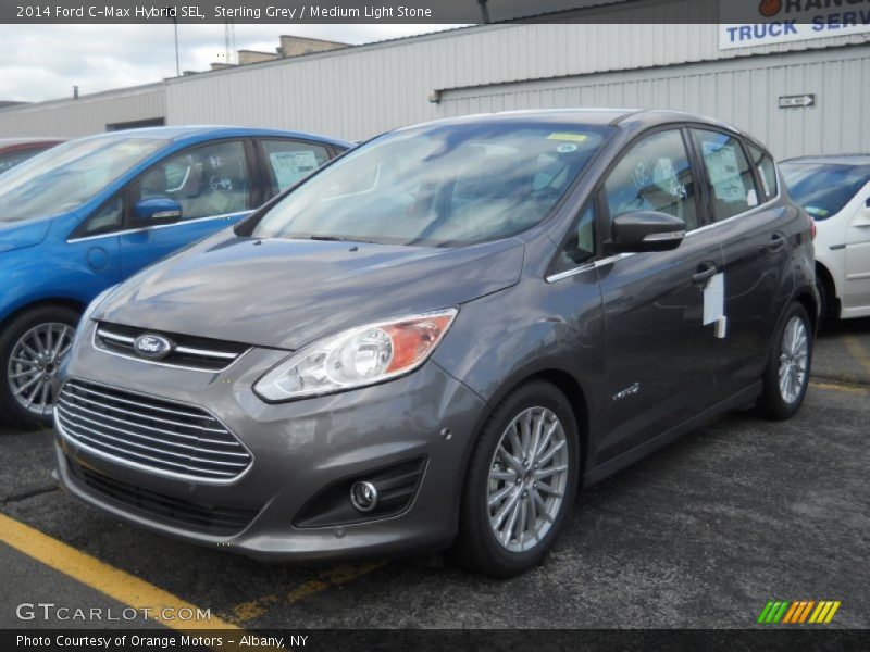 Sterling Grey / Medium Light Stone 2014 Ford C-Max Hybrid SEL