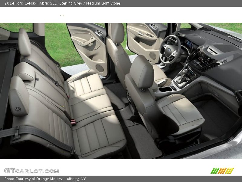 Sterling Grey / Medium Light Stone 2014 Ford C-Max Hybrid SEL