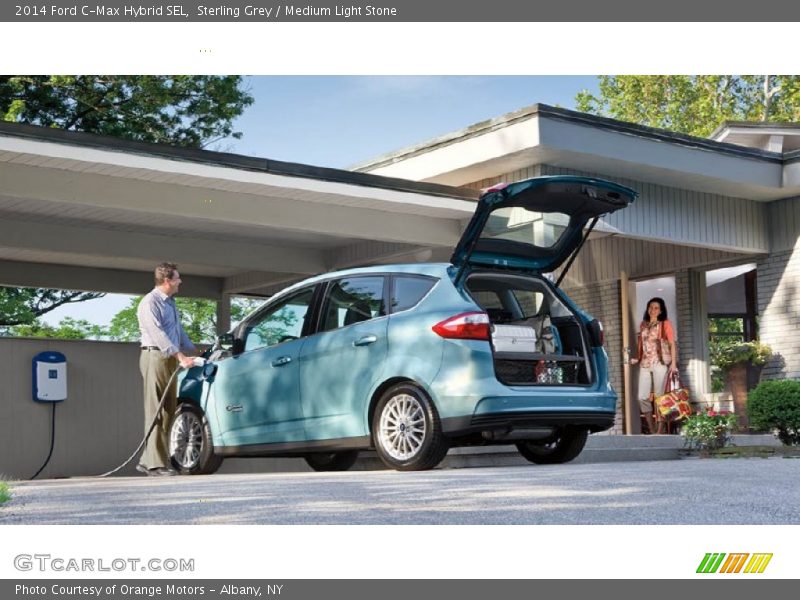 Sterling Grey / Medium Light Stone 2014 Ford C-Max Hybrid SEL