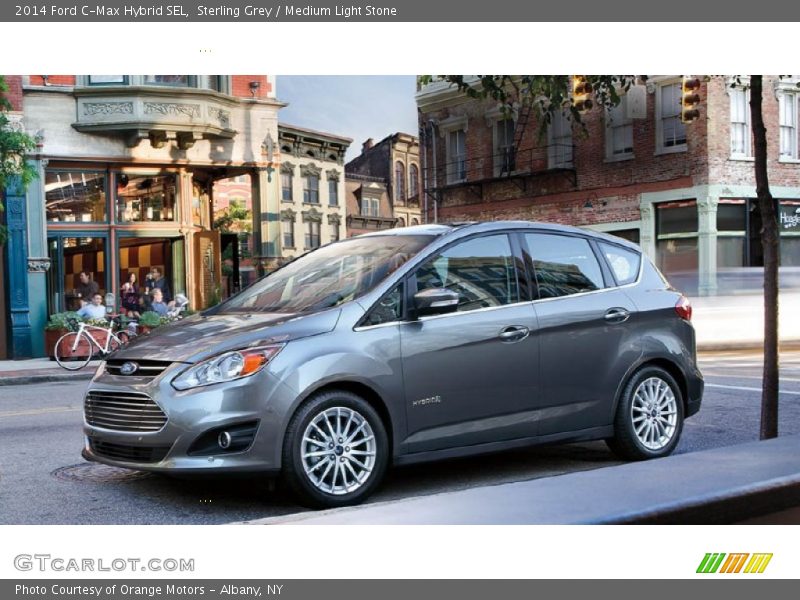 Sterling Grey / Medium Light Stone 2014 Ford C-Max Hybrid SEL