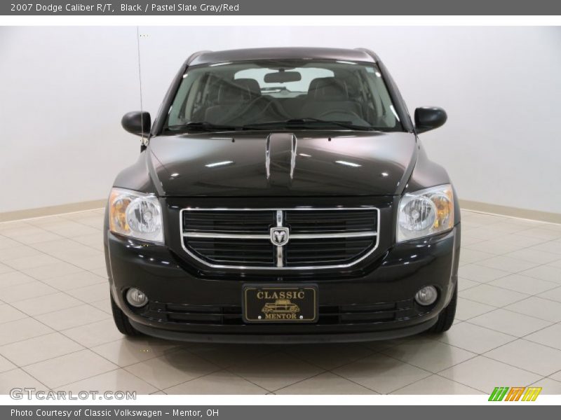 Black / Pastel Slate Gray/Red 2007 Dodge Caliber R/T
