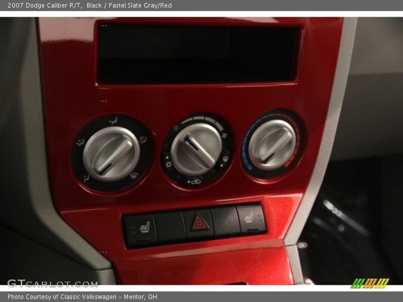 Black / Pastel Slate Gray/Red 2007 Dodge Caliber R/T