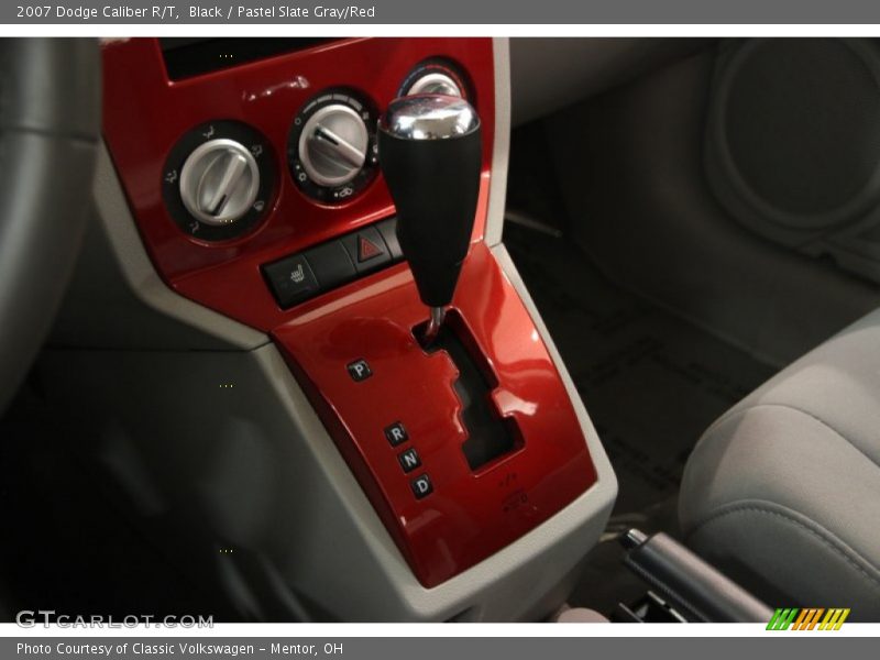 Black / Pastel Slate Gray/Red 2007 Dodge Caliber R/T