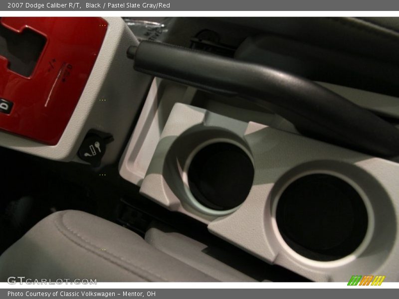 Black / Pastel Slate Gray/Red 2007 Dodge Caliber R/T