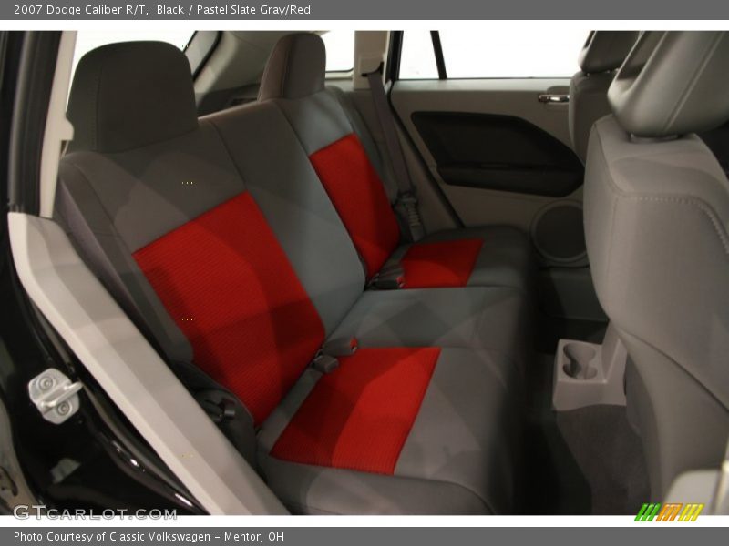 Black / Pastel Slate Gray/Red 2007 Dodge Caliber R/T