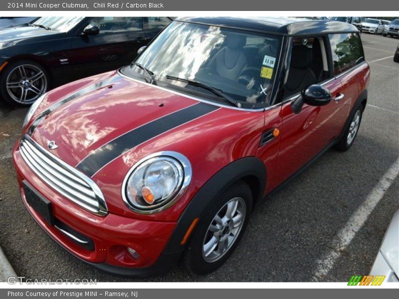 Chili Red / Carbon Black 2014 Mini Cooper Clubman