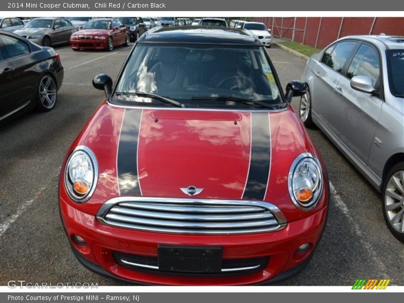 Chili Red / Carbon Black 2014 Mini Cooper Clubman