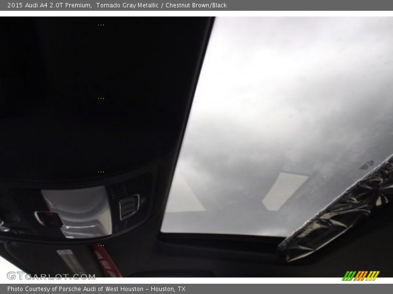 Tornado Gray Metallic / Chestnut Brown/Black 2015 Audi A4 2.0T Premium