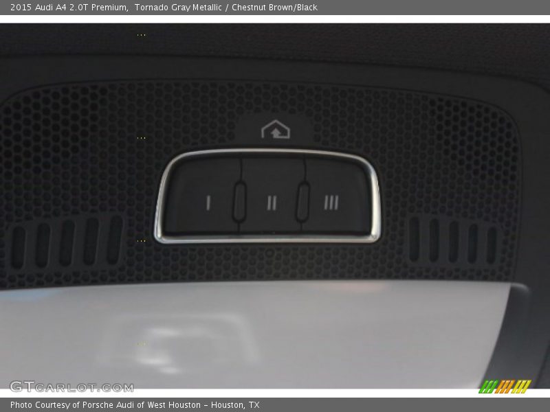 Tornado Gray Metallic / Chestnut Brown/Black 2015 Audi A4 2.0T Premium