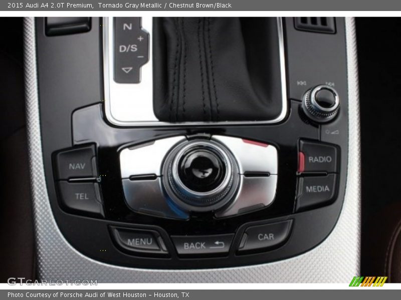 Tornado Gray Metallic / Chestnut Brown/Black 2015 Audi A4 2.0T Premium
