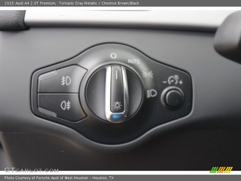 Tornado Gray Metallic / Chestnut Brown/Black 2015 Audi A4 2.0T Premium