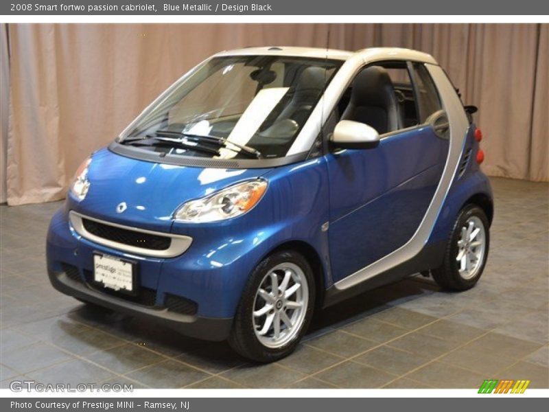 Blue Metallic / Design Black 2008 Smart fortwo passion cabriolet