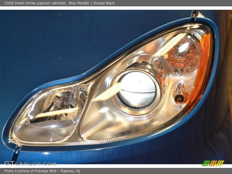 Blue Metallic / Design Black 2008 Smart fortwo passion cabriolet