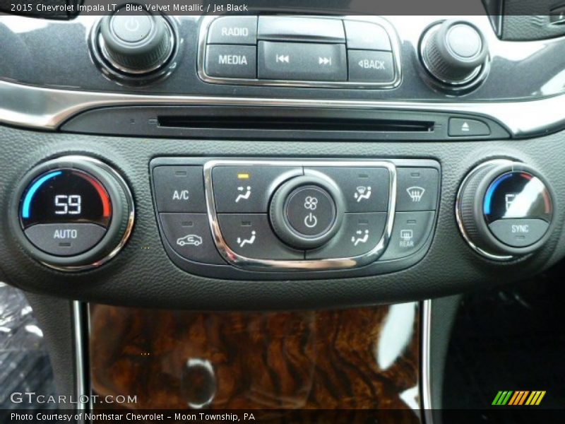 Blue Velvet Metallic / Jet Black 2015 Chevrolet Impala LT