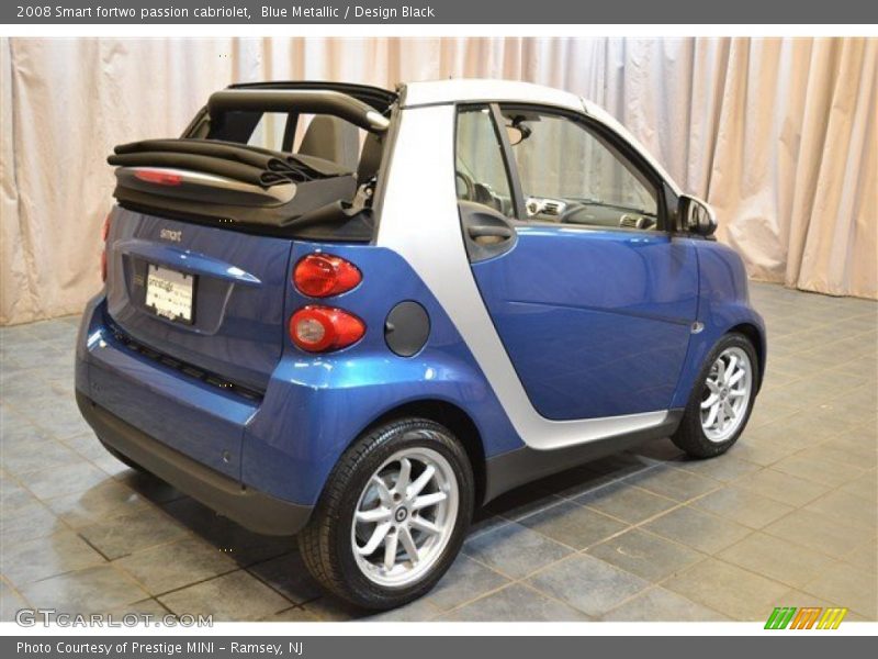 Blue Metallic / Design Black 2008 Smart fortwo passion cabriolet