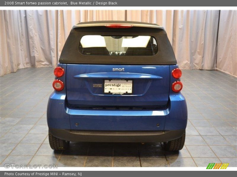 Blue Metallic / Design Black 2008 Smart fortwo passion cabriolet