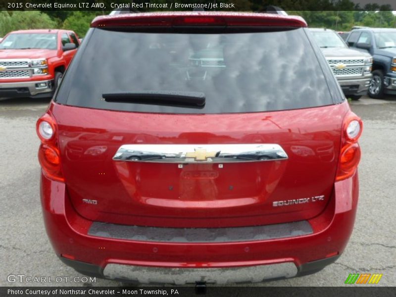 Crystal Red Tintcoat / Brownstone/Jet Black 2015 Chevrolet Equinox LTZ AWD