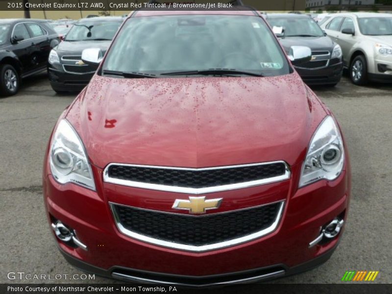 Crystal Red Tintcoat / Brownstone/Jet Black 2015 Chevrolet Equinox LTZ AWD