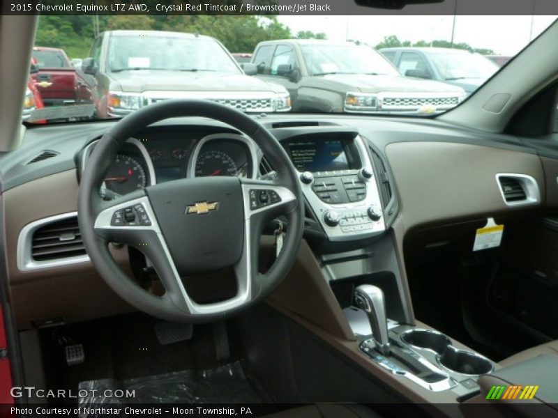 Crystal Red Tintcoat / Brownstone/Jet Black 2015 Chevrolet Equinox LTZ AWD