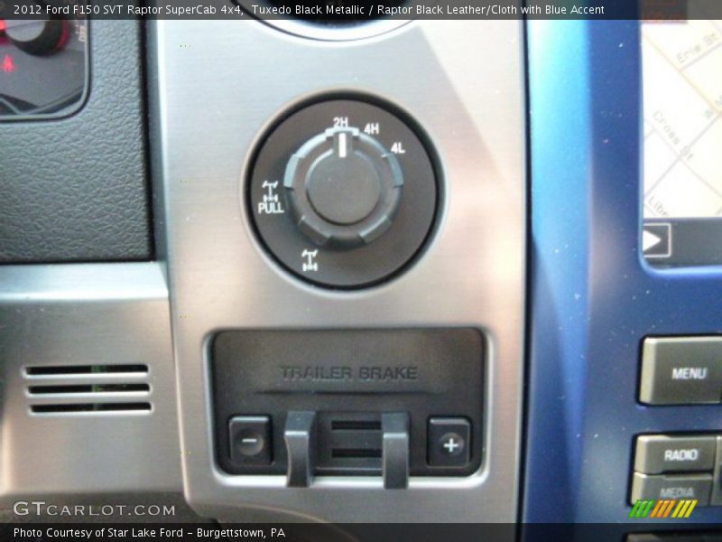 Tuxedo Black Metallic / Raptor Black Leather/Cloth with Blue Accent 2012 Ford F150 SVT Raptor SuperCab 4x4