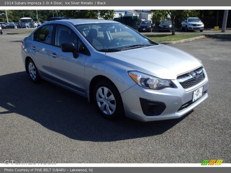 Ice Silver Metallic / Black 2014 Subaru Impreza 2.0i 4 Door