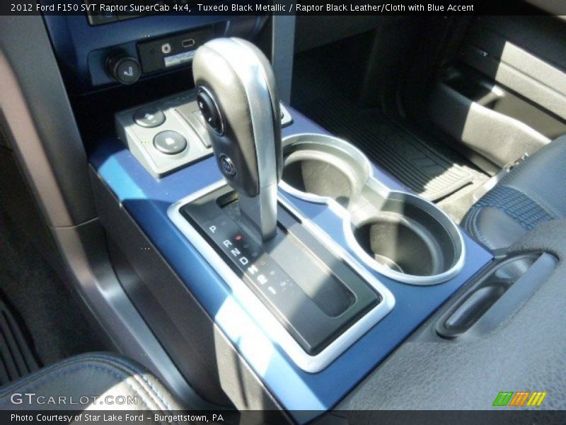 Tuxedo Black Metallic / Raptor Black Leather/Cloth with Blue Accent 2012 Ford F150 SVT Raptor SuperCab 4x4