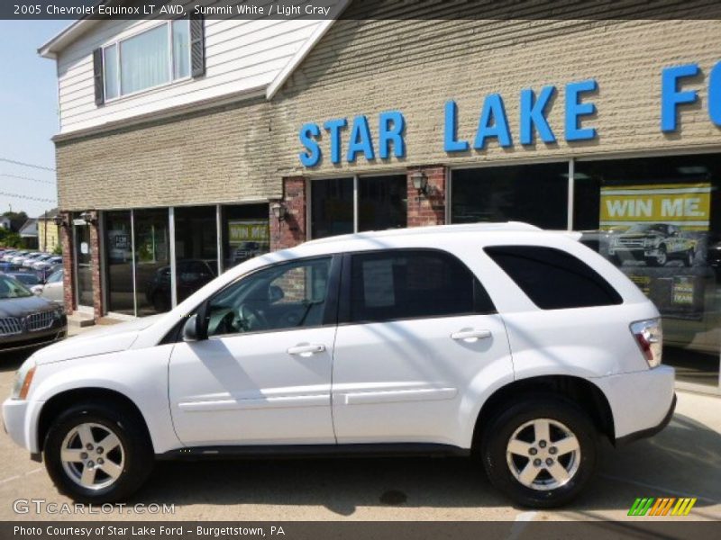 Summit White / Light Gray 2005 Chevrolet Equinox LT AWD