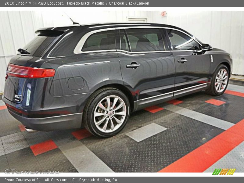 Tuxedo Black Metallic / Charcoal Black/Canyon 2010 Lincoln MKT AWD EcoBoost