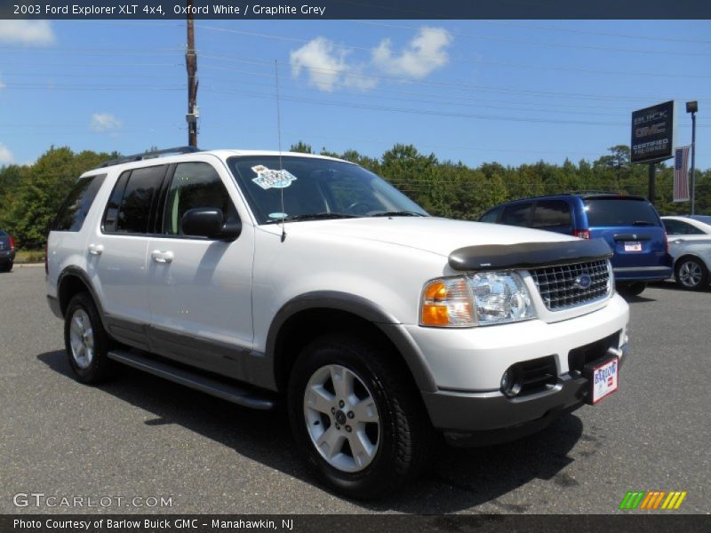 Oxford White / Graphite Grey 2003 Ford Explorer XLT 4x4