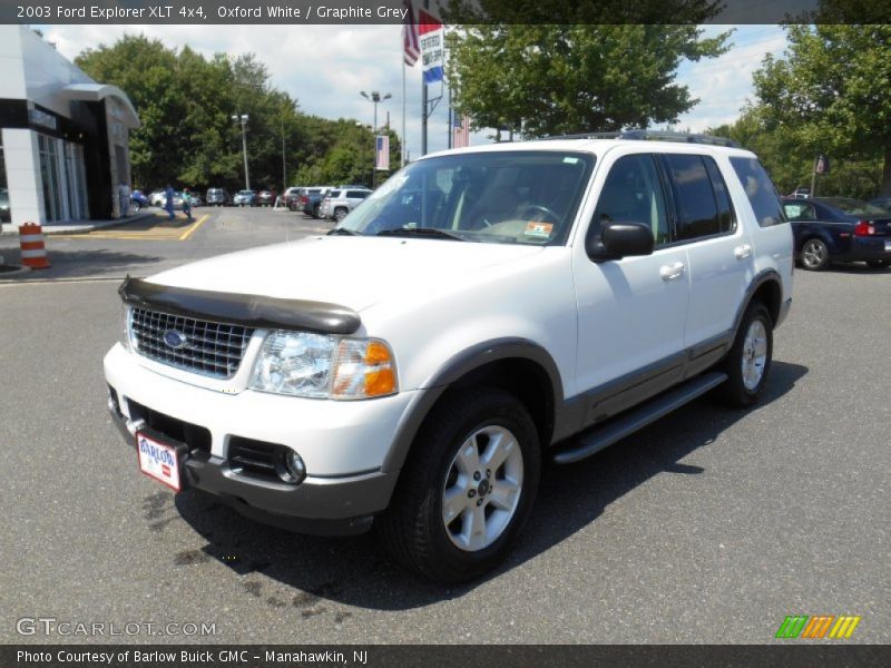 Oxford White / Graphite Grey 2003 Ford Explorer XLT 4x4