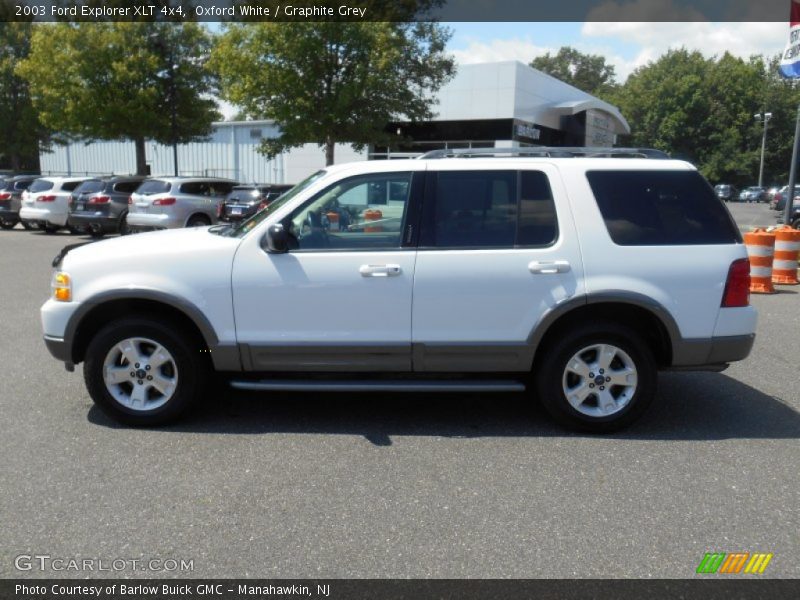 Oxford White / Graphite Grey 2003 Ford Explorer XLT 4x4