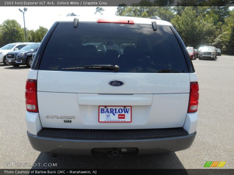 Oxford White / Graphite Grey 2003 Ford Explorer XLT 4x4