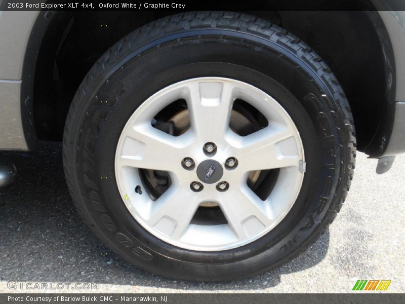 Oxford White / Graphite Grey 2003 Ford Explorer XLT 4x4