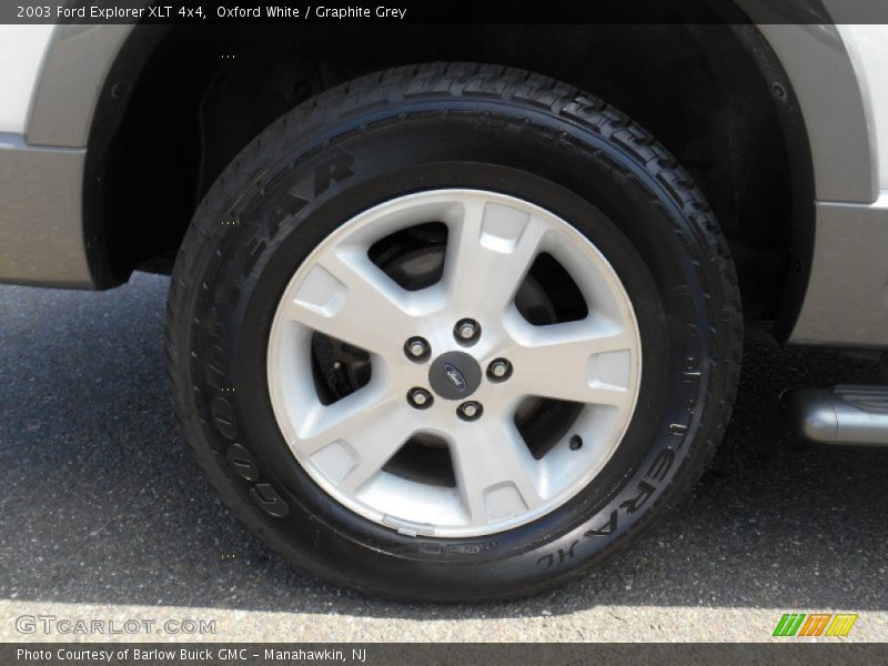 Oxford White / Graphite Grey 2003 Ford Explorer XLT 4x4