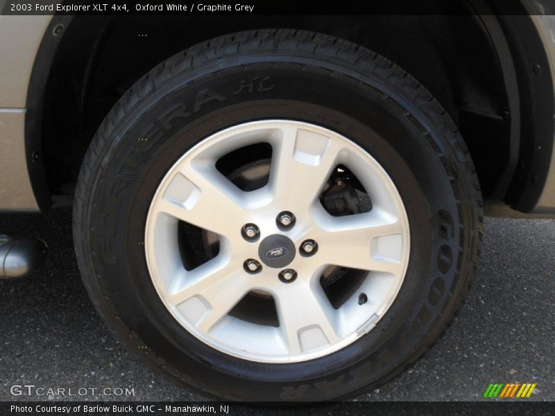 Oxford White / Graphite Grey 2003 Ford Explorer XLT 4x4