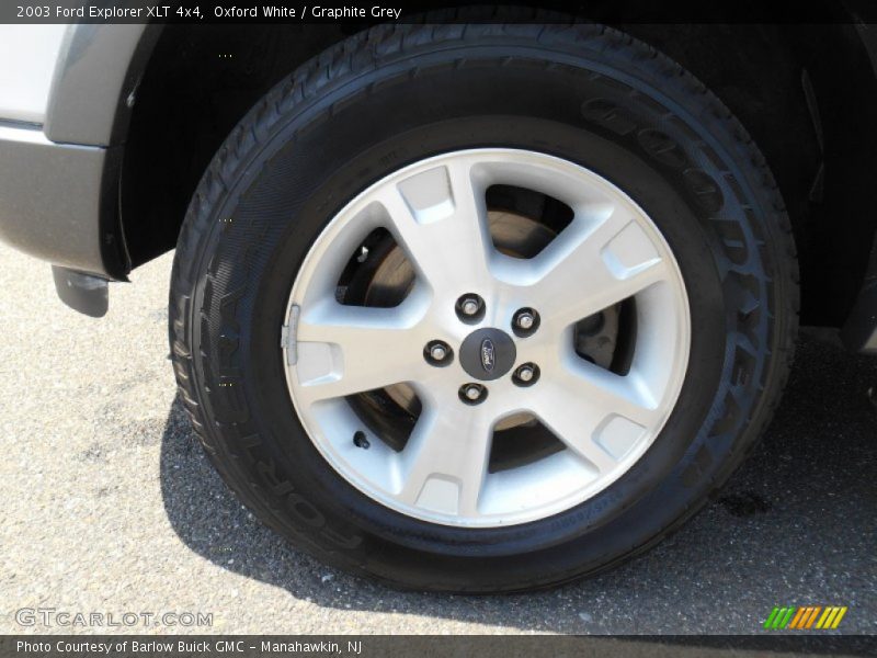 Oxford White / Graphite Grey 2003 Ford Explorer XLT 4x4