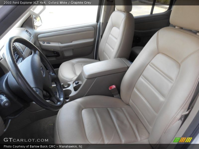 Oxford White / Graphite Grey 2003 Ford Explorer XLT 4x4
