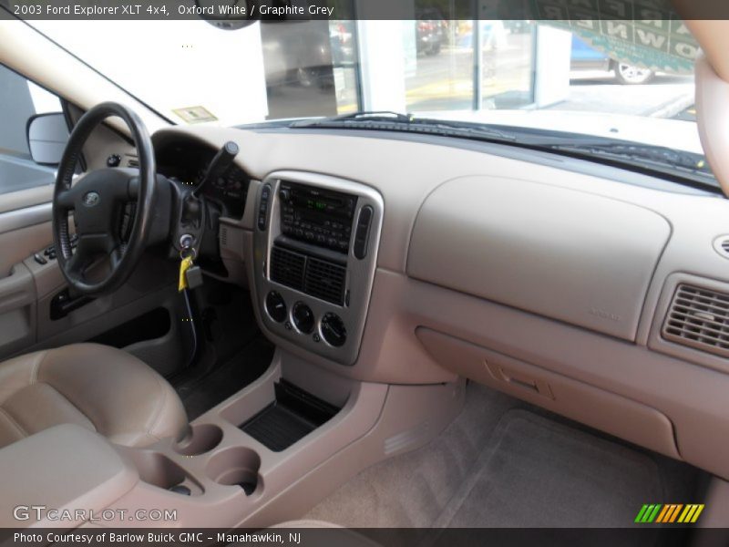 Oxford White / Graphite Grey 2003 Ford Explorer XLT 4x4